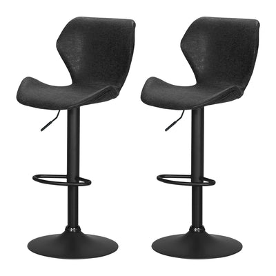 black pu leather bar stools 