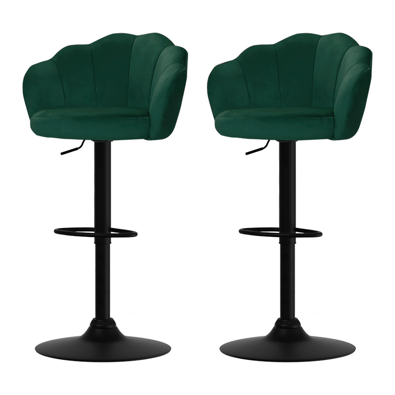 velvet bar stools green chairs 