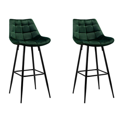 velvet green bar stools 