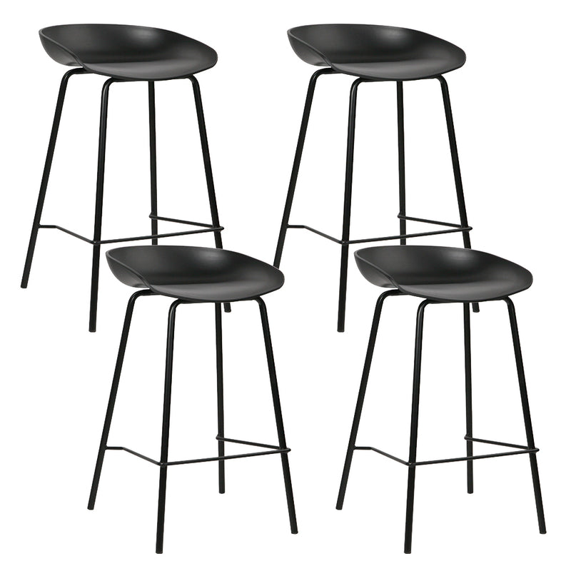 metal black bar stools 