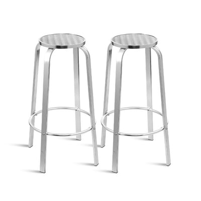 Outdoor bar stools aluminum 