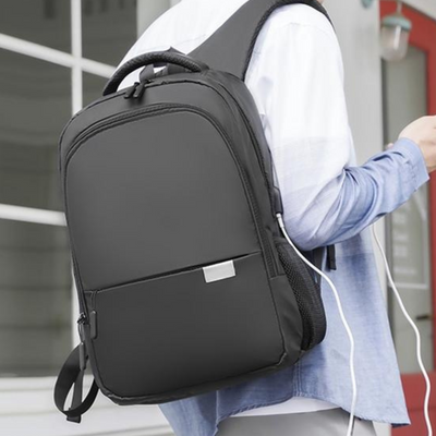 Grey Laptop Backpack