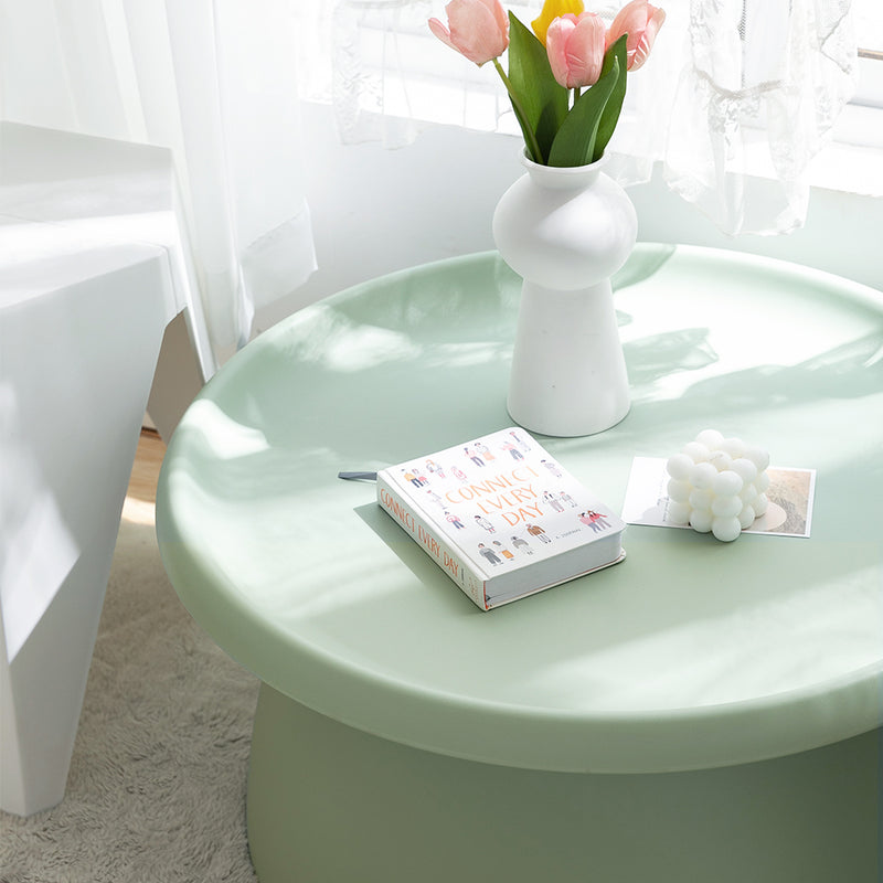 ArtissIn Coffee Table Round 71CM Plastic Green