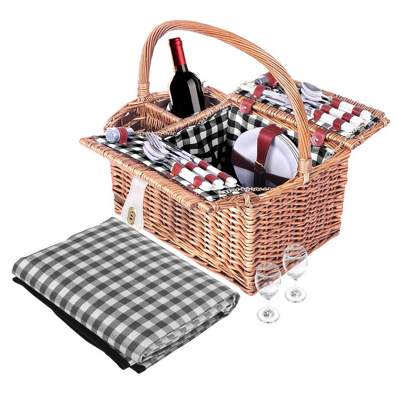 4 person picnic basket