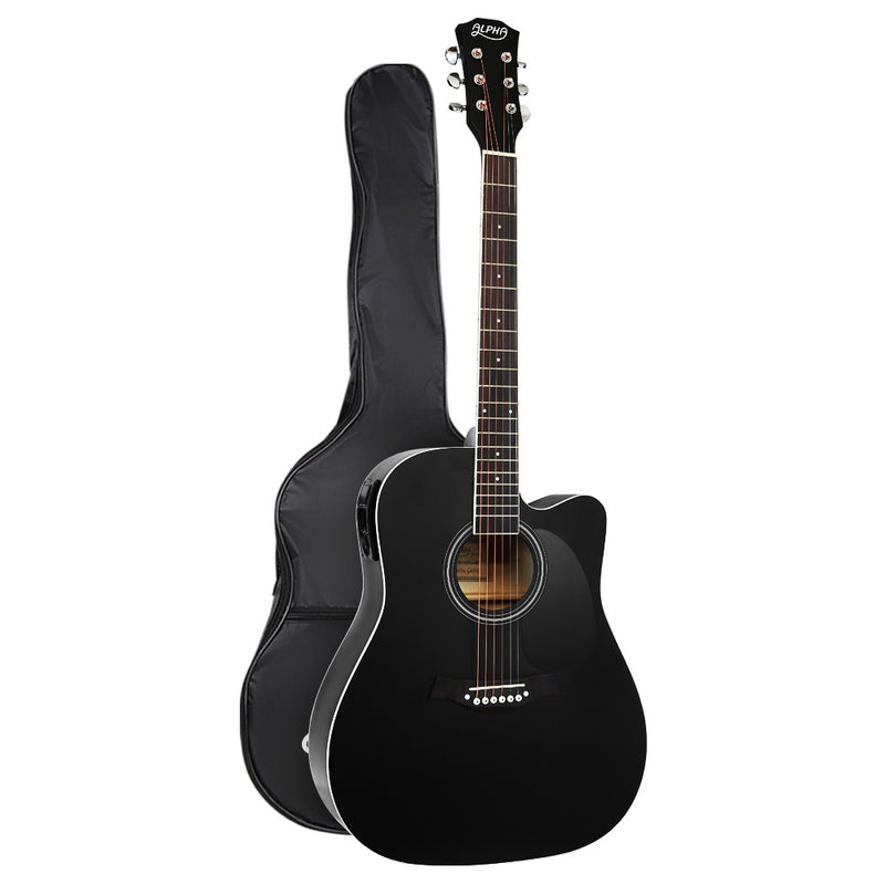 41inch acoustic guitar classical black wooden 