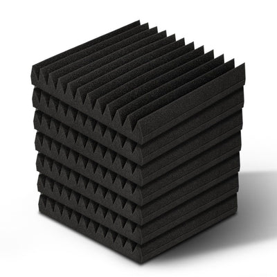 acoustic foam panels 60pcs wedge 30x30cm 