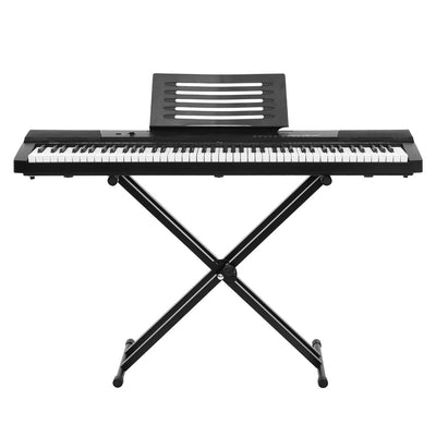 electronic piano keyboard 88 keys black 