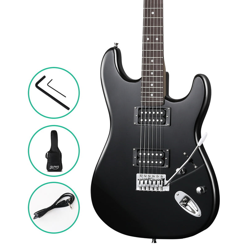 electrotonic black guitar 