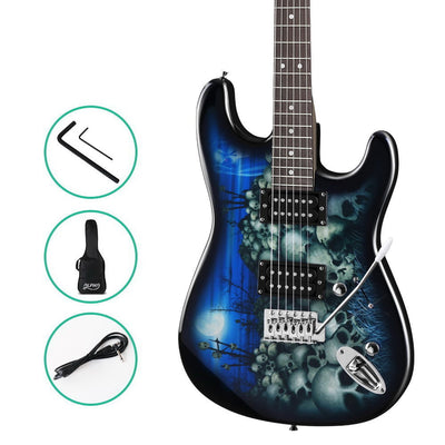 electric guitar blue 