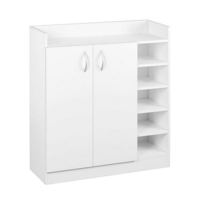 Shoe Cabinet Storage Cupboard White