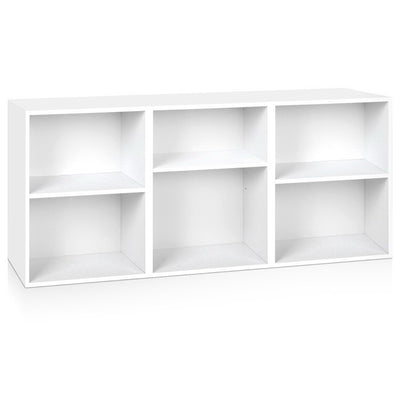 Bookcase Storage Unit White 