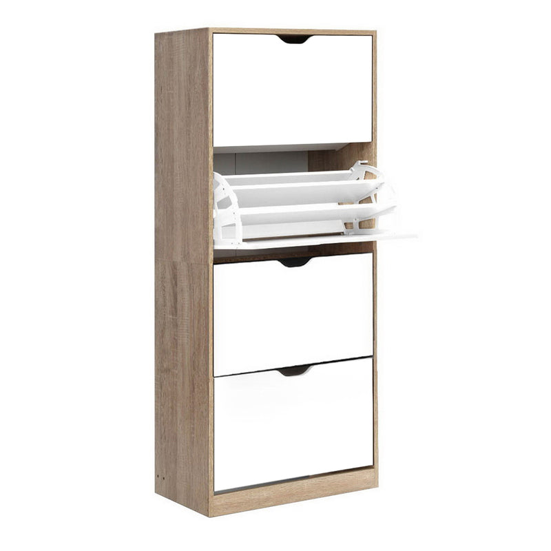 shoe cabinet rack wooden organiser 