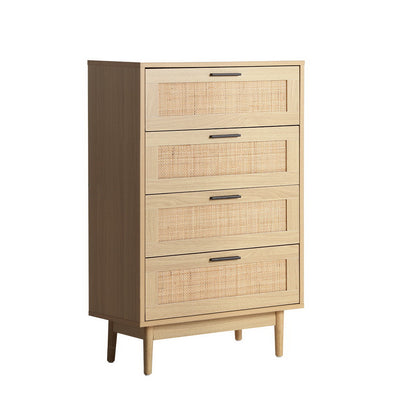 chest of drawers rattan 