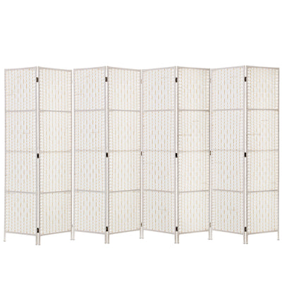 room divider privacy screen white foldable 