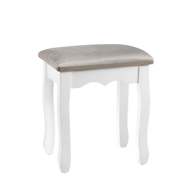 grey dressing table stool