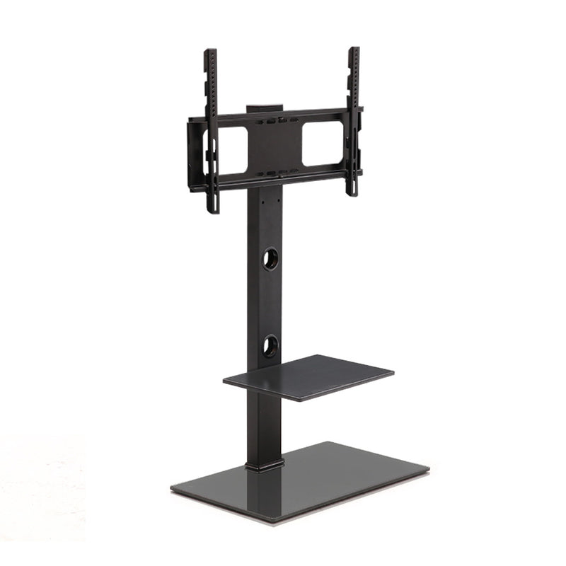 floor tv stand with bracket shelf mount