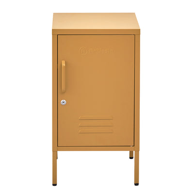 metal yellow filing cabinet 