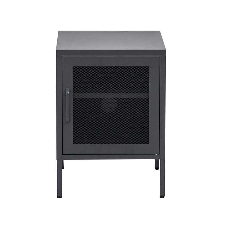 grey storage cabinet 