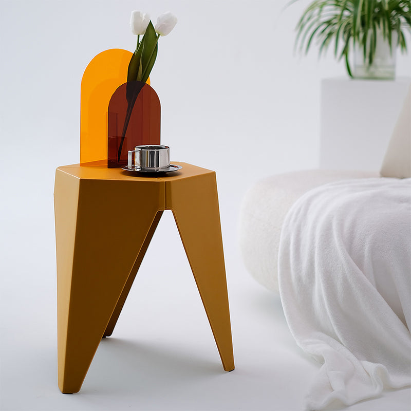 yellow side table 