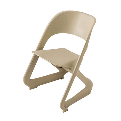 stackable dining chairs beige 