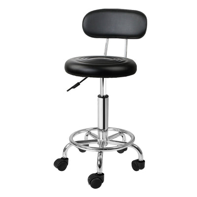 black salon stool