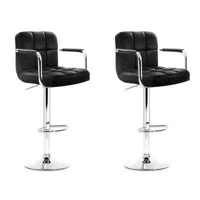 bar stools black and steel swivel with armrests 