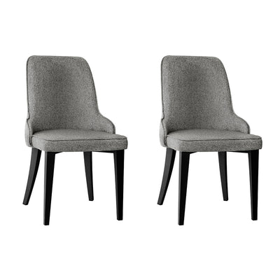 Fabric Dining Chairs Grey