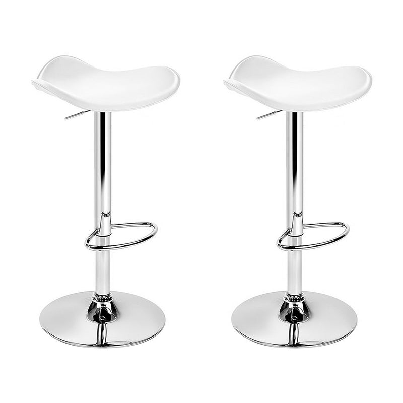 white PU leather bar stools 