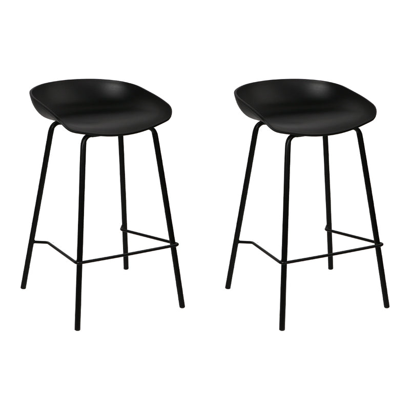 metal bar stools black 