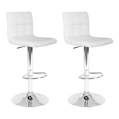 pu leather bar stools white 