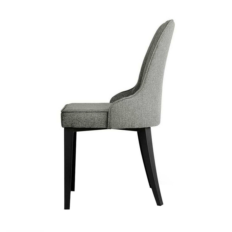 Artiss Dining Chairs Fabric Grey Set of 2 Domus