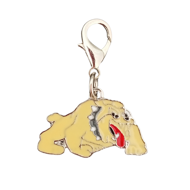 bulldog dog charm