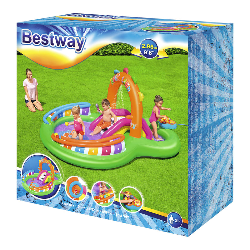 Bestway Kids Pool 295x190x137cm Inflatable Above Ground Swimming Play Pools 349L