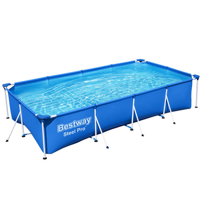 Above ground swimming pool steel framed 4M