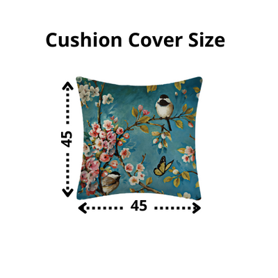 Birds & Butterflies Cushion Cover