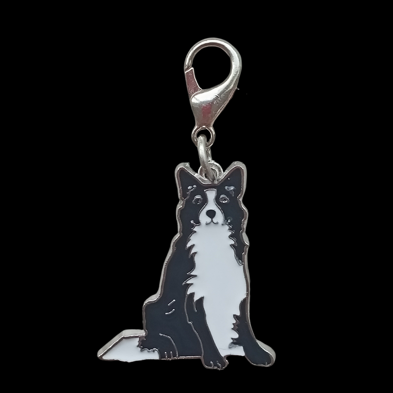 Border Collie Dog Charm