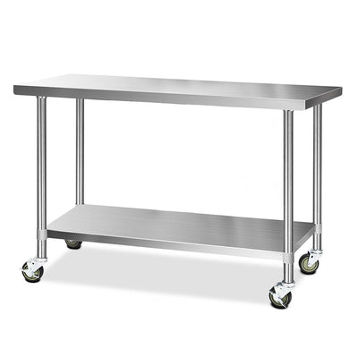 stainless steel prep table 1524x610mm