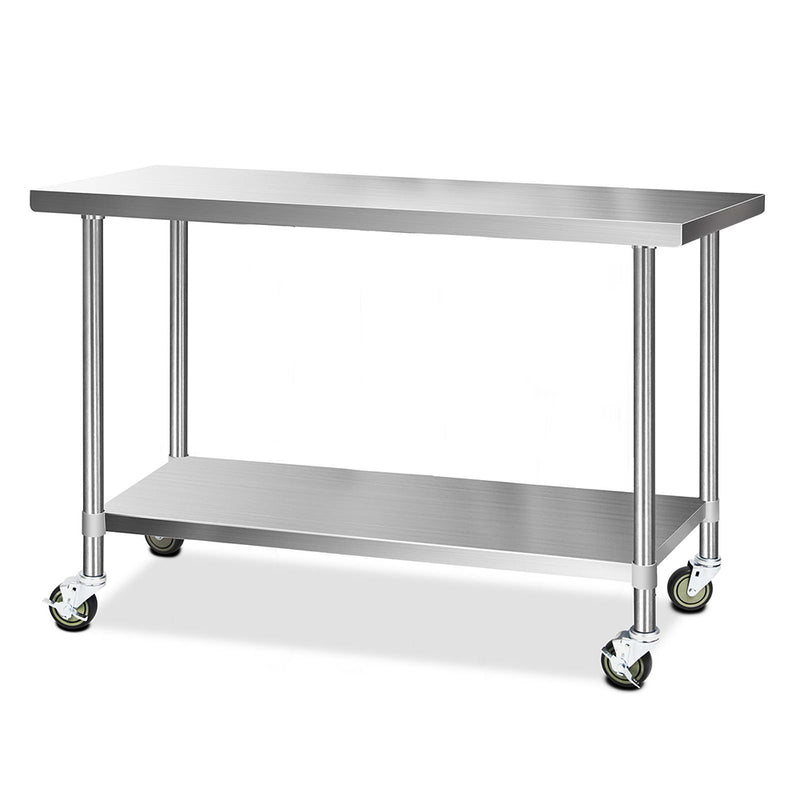 stainless steel prep table 1524x610mm