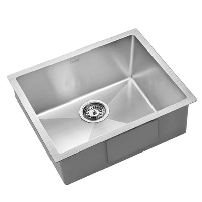 54x44cm stainless steel kitchen sink silver 