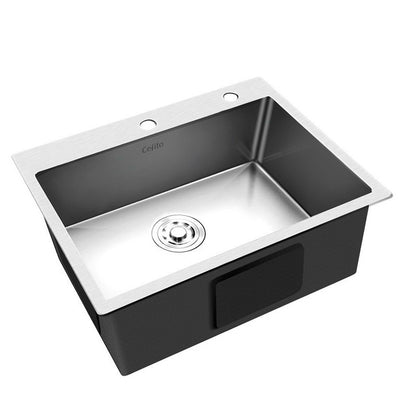 55x45cm stainless steel kitchen sink silver 