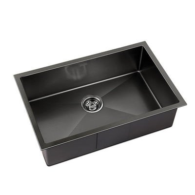 70x45cm stainless steel kitchen sink black 