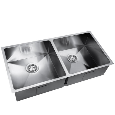 stainless steel kitchen sink silver double sinks 