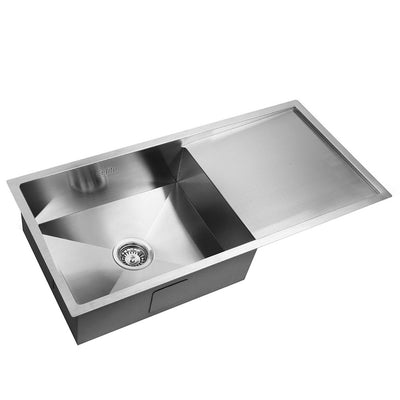 96x45cm stainless steel kitchen sink silver 