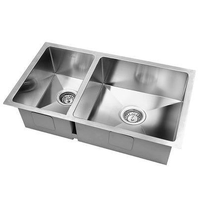 stainless steel kitchen sink 71x45cm 