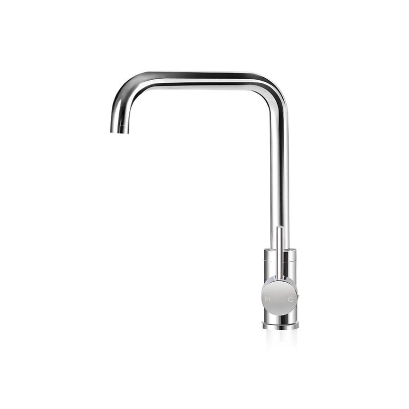 kitchen faucet tap swivel spout silver 