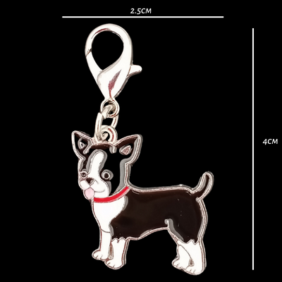 Chihuahua Black Dog Charm