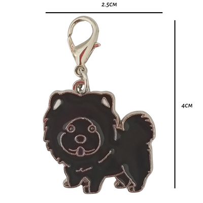 Chow Chow Black Dog Charm