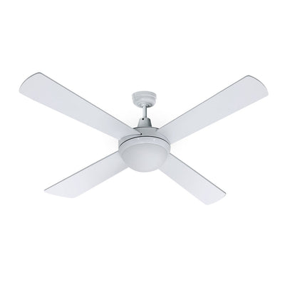 Ceiling Fan with light White 52inch