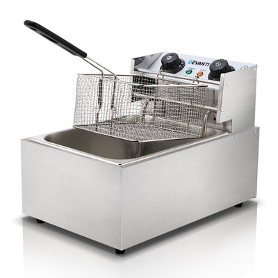 deep fryer commercial electric silver