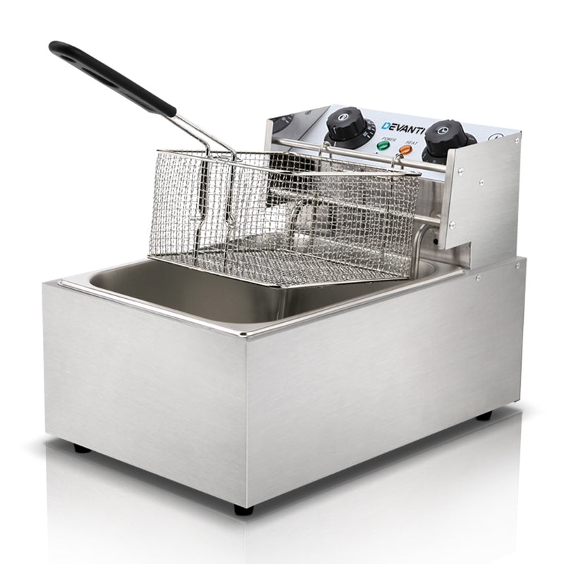 deep fryer commercial electric silver